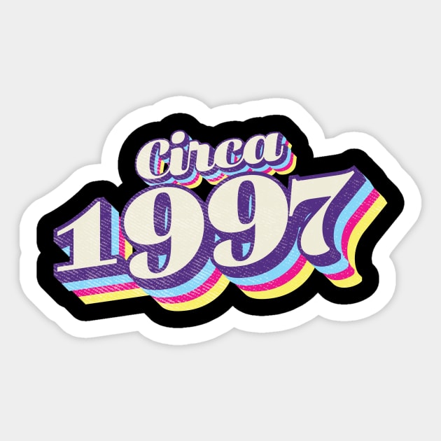 1997 Birthday Sticker by Vin Zzep
